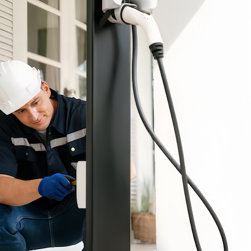 install ev charging station