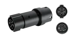 J1772 (Type 1)-Type 2 EV charging adapter