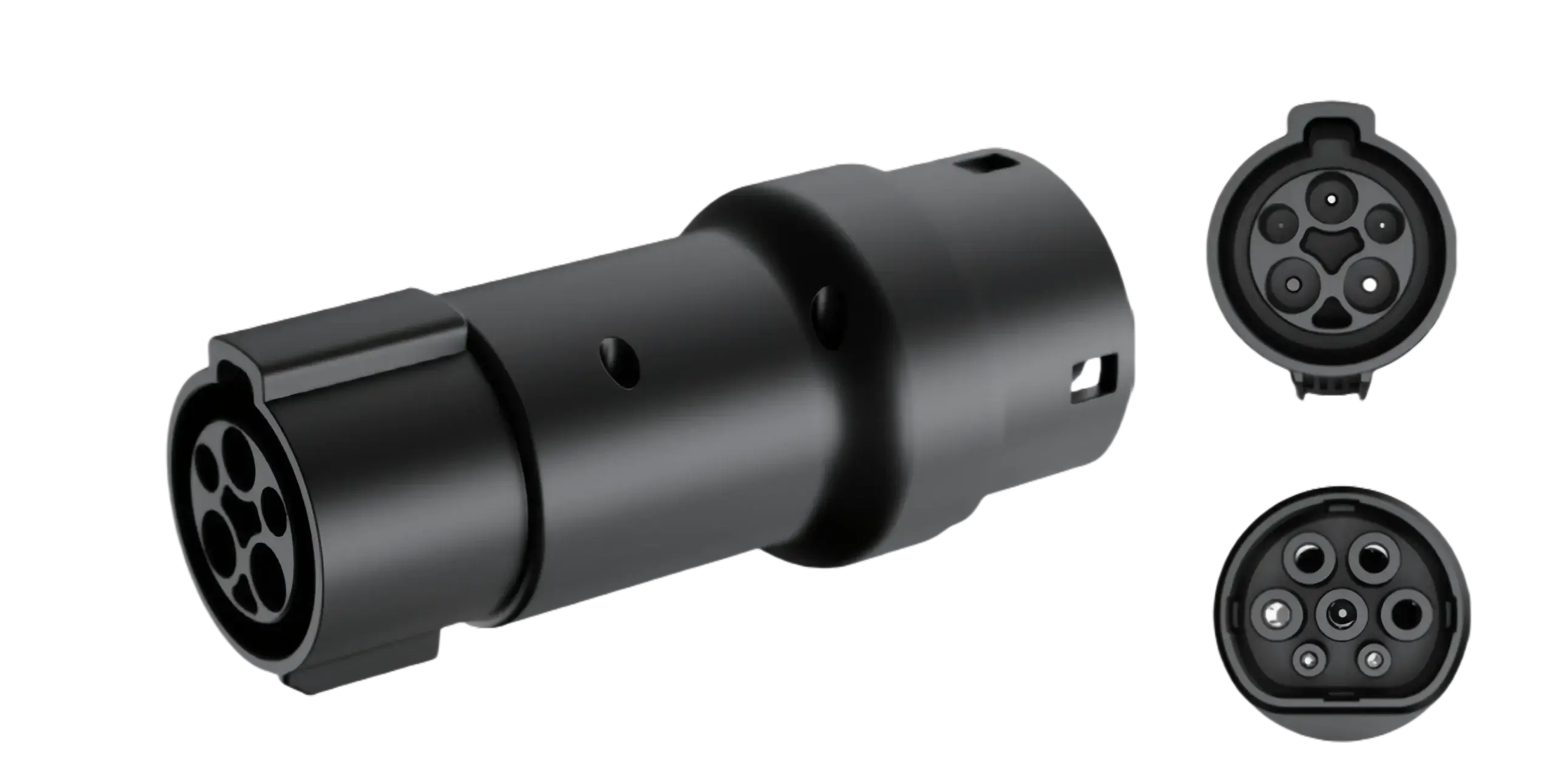 J1772 (Type 1)-Type 2 EV charging adapter