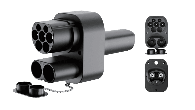 CCS2 to NACS DC+AC Adapter for Cybertruck